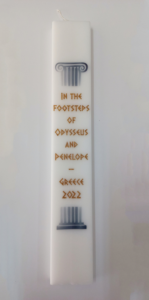 εταιρικές πασχαλινές λαμπάδες με εκτύπωση λογοτύπου