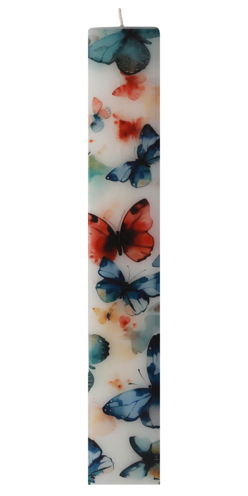 Πασχαλινή Λαμπάδα Πεταλούδες