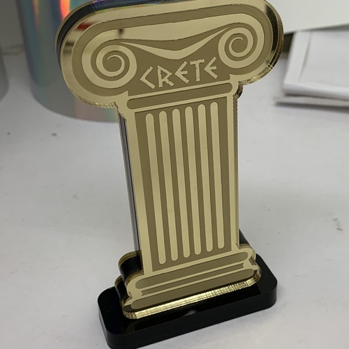 τουριστικό επιτραπέζιο διακοσμητικό απο plexiglass