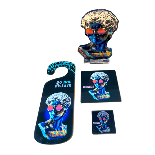 τουριστικό επιτραπέζιο διακοσμητικό απο plexiglass