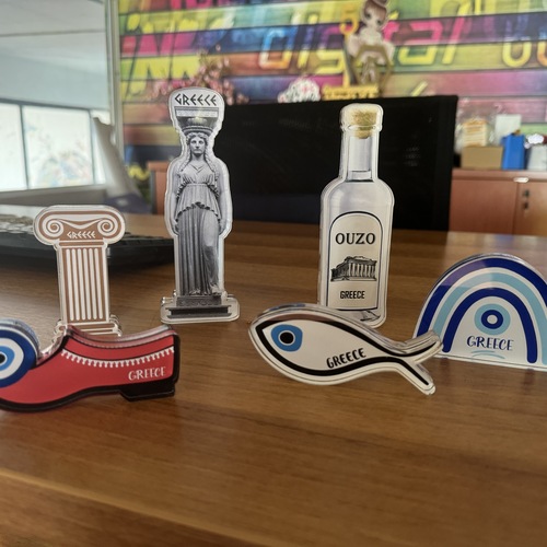 τουριστικό επιτραπέζιο διακοσμητικό απο plexiglass