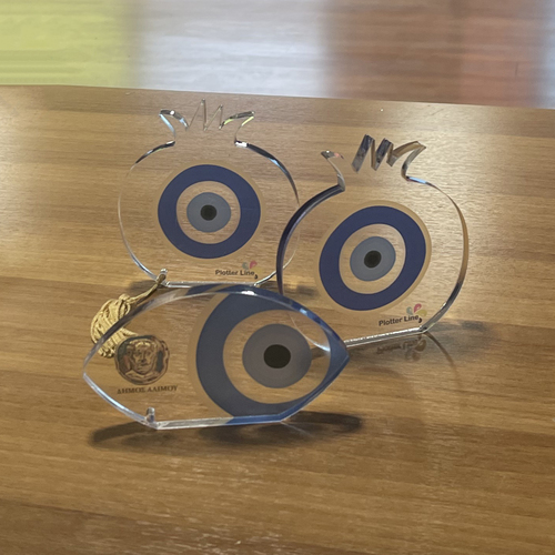 επιτραπέζιο διακοσμητικό απο plexiglass