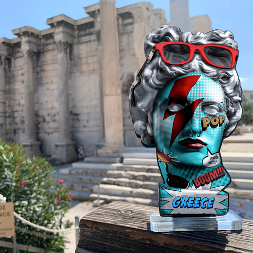 τουριστικό επιτραπέζιο διακοσμητικό απο plexiglass