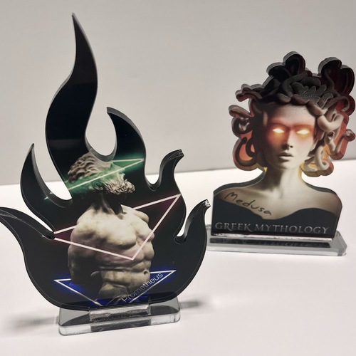 τουριστικό επιτραπέζιο διακοσμητικό απο plexiglass