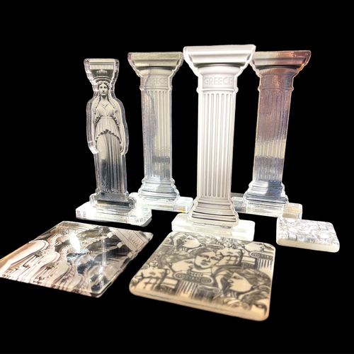 τουριστικό επιτραπέζιο διακοσμητικό απο plexiglass