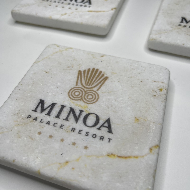 εταιρικό μαρμάρινο σουβέρ με λογότυπο