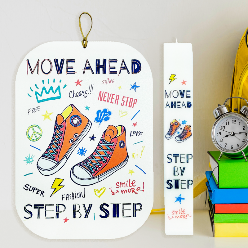 Πασχαλινή Λαμπάδα με Καδράκι Move Ahead