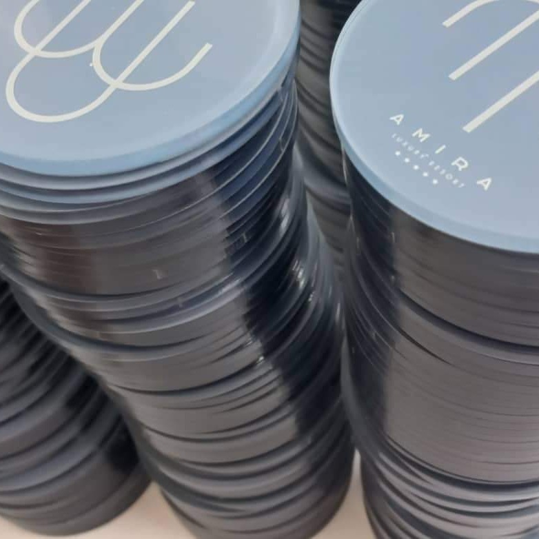 εταιρικό σουβέρ plexiglass με λογότυπο