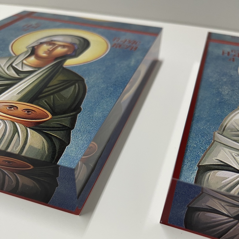 εκτυπωμένη εικόνα σε plexiglass πάχους 2cm