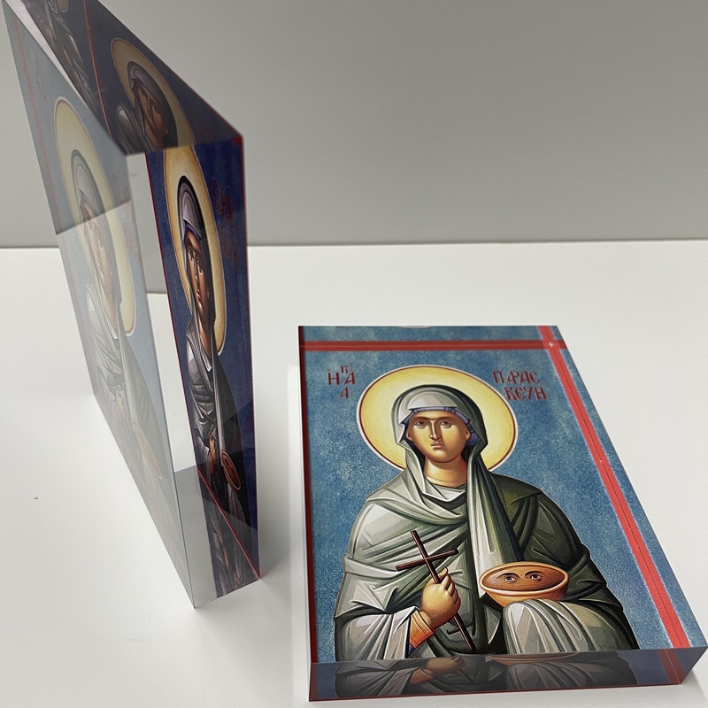 εκτυπωμένη εικόνα σε plexiglass πάχους 2cm